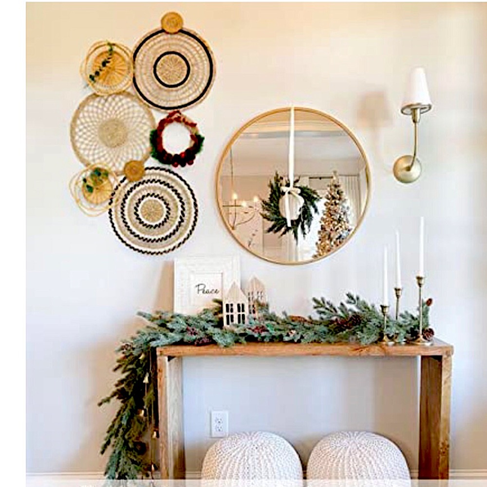 Natural SEAGRASS WALL HANGINGS / DECOR Beach Boho Vibe Natural Set of 3